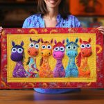 Funny Filly Quilted Table Runner