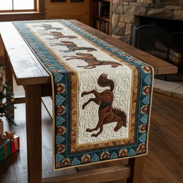 Gallop Dreams Quilted Table Runner