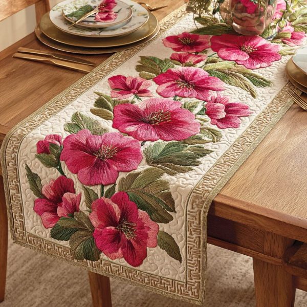 Garden Bloom Quilted Table Runner