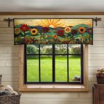 Garden Sunbeam Quilted Valance