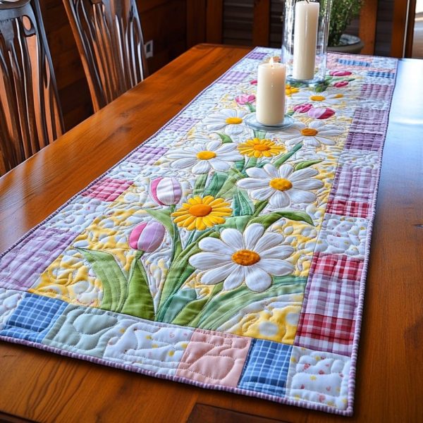 Garden Trails Quilted Table Runner
