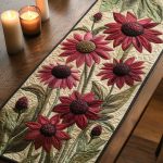 Garden Whimsy Quilted Table Runner