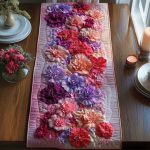 Gentle Blooms Quilted Table Runner