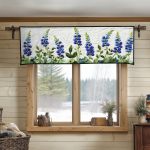 Gentle Buds Quilted Valance