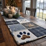 Gentle Paws Quilted Table Runner