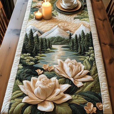 Gentle Valley Quilted Table Runner