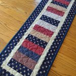 Glory Stars Quilted Table Runner