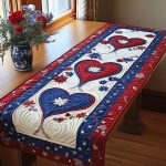 Glory And Love Quilted Table Runner