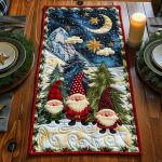 Gnome Night Quilted Table Runner