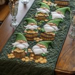 Gold Keeper Quilted Table Runner