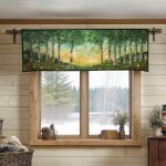 Golden Clearing Quilted Valance