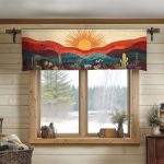 Golden Dunes Quilted Valance