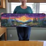 Golden Glow Quilted Table Runner