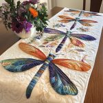 Golden Glow Quilted Table Runner