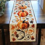 Golden Harvest Quilted Table Runner