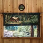 Golden Hour Cabin Quilted Valance