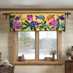 Golden Reef Quilted Valance