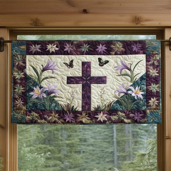 Graceful Cross Quilted Valance