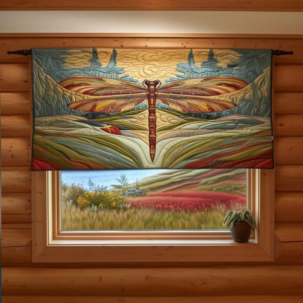 Graceful Escape Quilted Valance