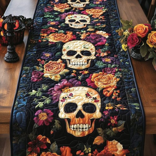 Grim Grimoire Quilted Table Runner