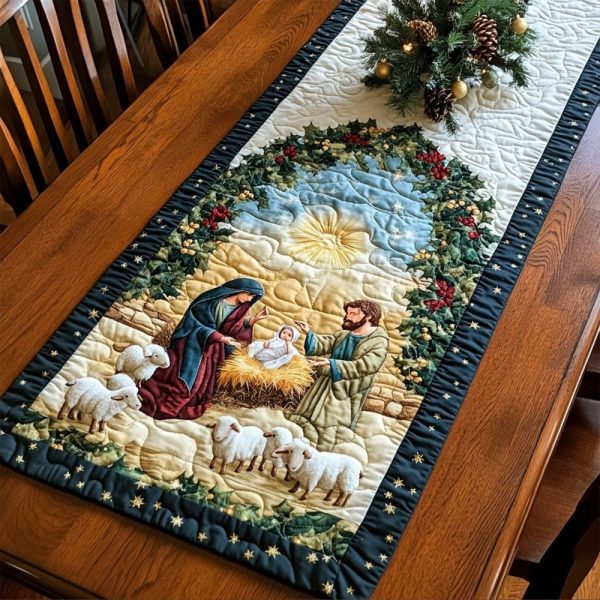 Guiding Light Quilted Table Runner