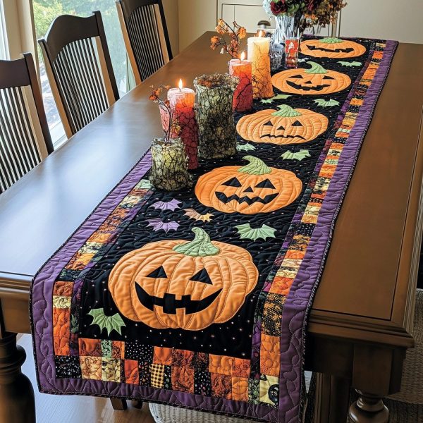 Halloween Harvest Quilted Table Runner