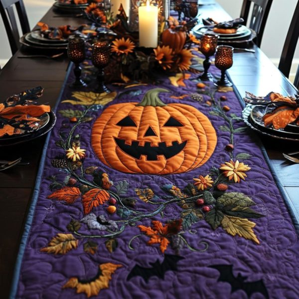 Hallowflame Quilted Table Runner