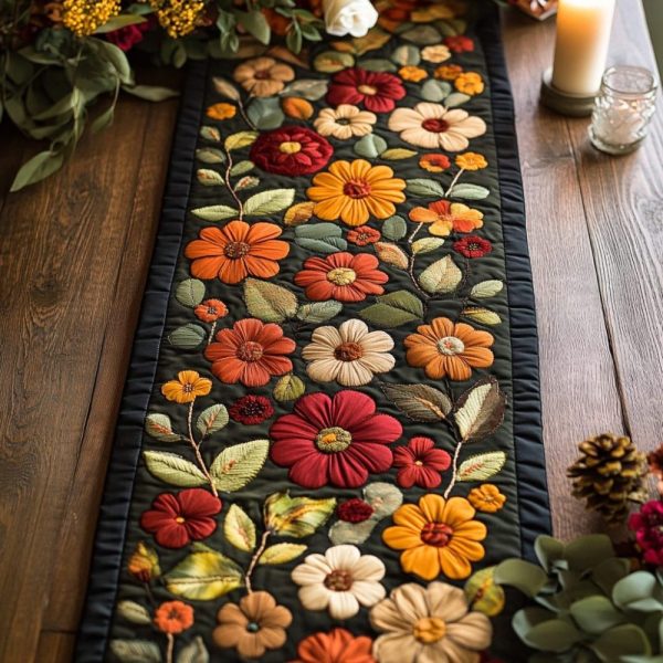 Harvest Charm Quilted Table Runner