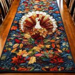 Harvest Feathered Pride Quilted Table Runner