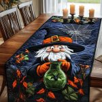 Haunted Houses Quilted Table Runner