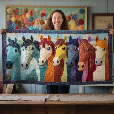 Hay Hooligan Quilted Table Runner