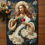 He Lives Quilted Table Runner