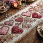 Heart Harmony Quilted Table Runner