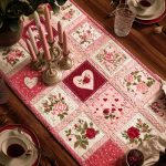 Cottage Heart Quilted Table Runner
