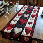 Heartbeat Bliss Quilted Table Runner