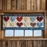 Heartfelt Harmony Quilted Valance