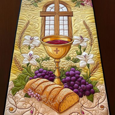 Heavenly Blessing Quilted Table Runner