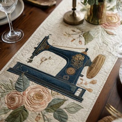 Heirloom Needle Quilted Table Runner