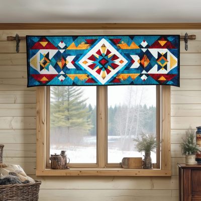 Heritage Bloom Quilted Valance