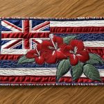 Hibiscus Dreams Quilted Table Runner