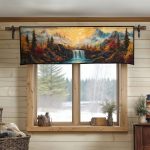 Hidden Oasis Quilted Valance