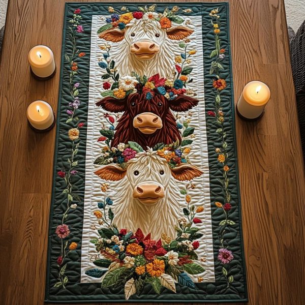 Highland Grace Quilted Table Runner