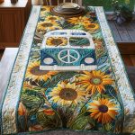 Hippie Sunshine Quilted Table Runner