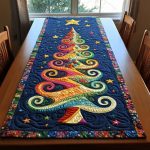 Holiday Glow Quilted Table Runner
