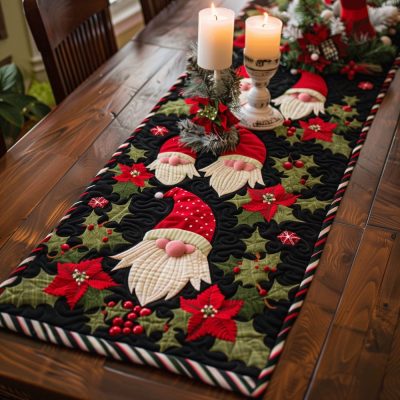 Christmas Quilted Table Runner