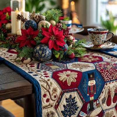 Holiday Sprinkles Charm Quilted Table Runner
