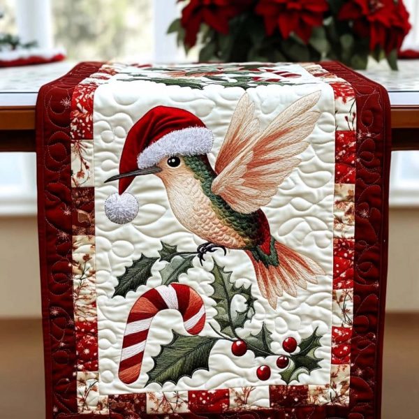 Holiday Wings Quilted Table Runner