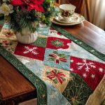 Holly Jolly Magic Quilted Table Runner