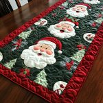Holly Jolly Quilted Table Runner