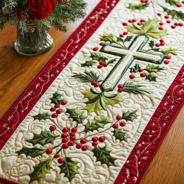 Holy Light Quilted Table Runner